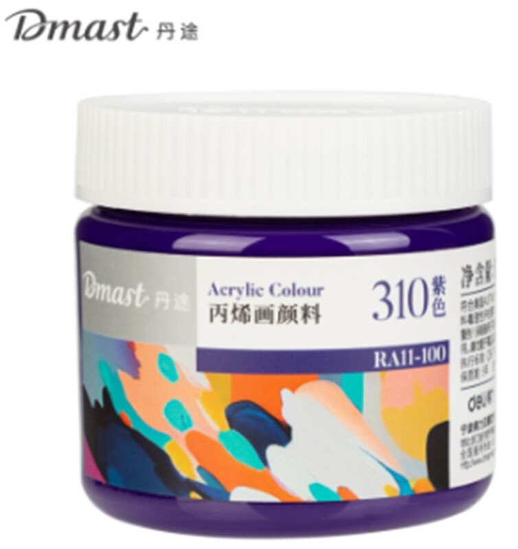 DELI DMAST ACRYLIC COLORS RA11-100ML GLOSSY PURPLE #310