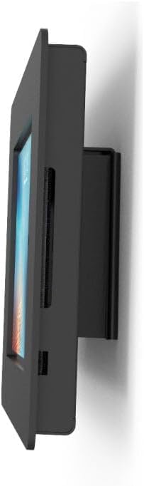 Compulocks VESA Flat Wall Mount Bracket Black - 100mmx100mm VESA Compatible Mount, Simple, Slim, & Secure Mounting - ENWMB