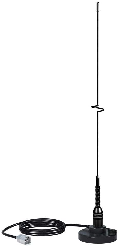 Shakespeare VHF 19" 5218 Black SS Whip Antenna - Magnetic Mount