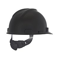 MSA V-Gard Cap Style Safety Hard Hat with Fas-Trac III Ratchet Suspension