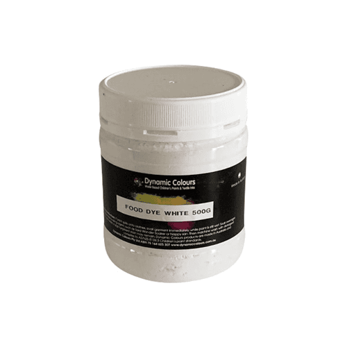 Dynamic Colours Edible Food Dye White 500g