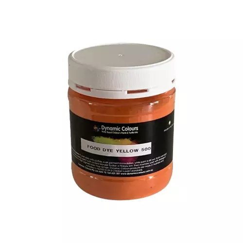 Dynamic Colours Edible Food Dye Yellow 500g