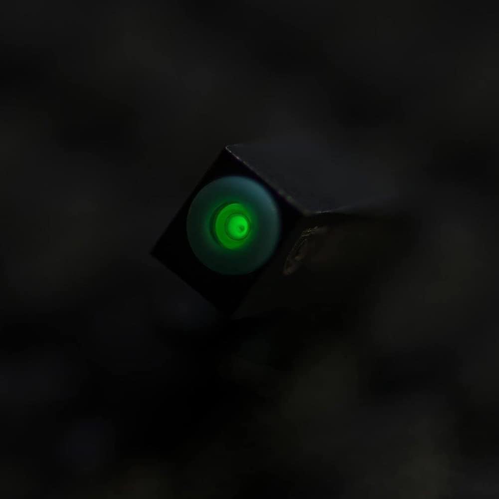 Night Fision Tritium Night Sight Set for CZ USA P-07/P-09 - Perfect Dot Front Sight with Daytime Ring