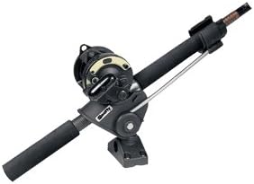 Scotty #240 Striker Rod Holder with 240 Side Deck Mount, Black, Small