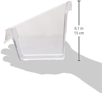 Azar Displays Clear Display Buckets for Pegboard, Slatwall and Countertop