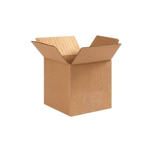 Partners Brand Corrugated Cube Boxes, 4in x 4in x 4in, Kraft, Pack Of 25