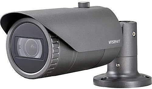 Wisenet QNO-8080R 5 Megapixel Outdoor Network Camera - Bullet - 98.43 ft Infrared Night Vision - H.265, H.264