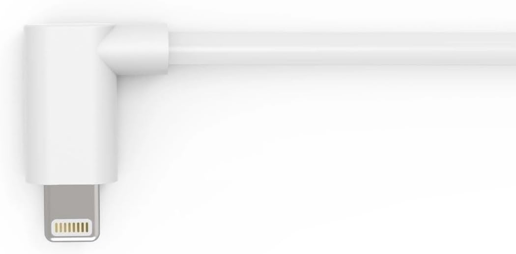 Compulocks 6ft Charge & Data USB-C to USB-C 90-Degree Cable Right Angle White