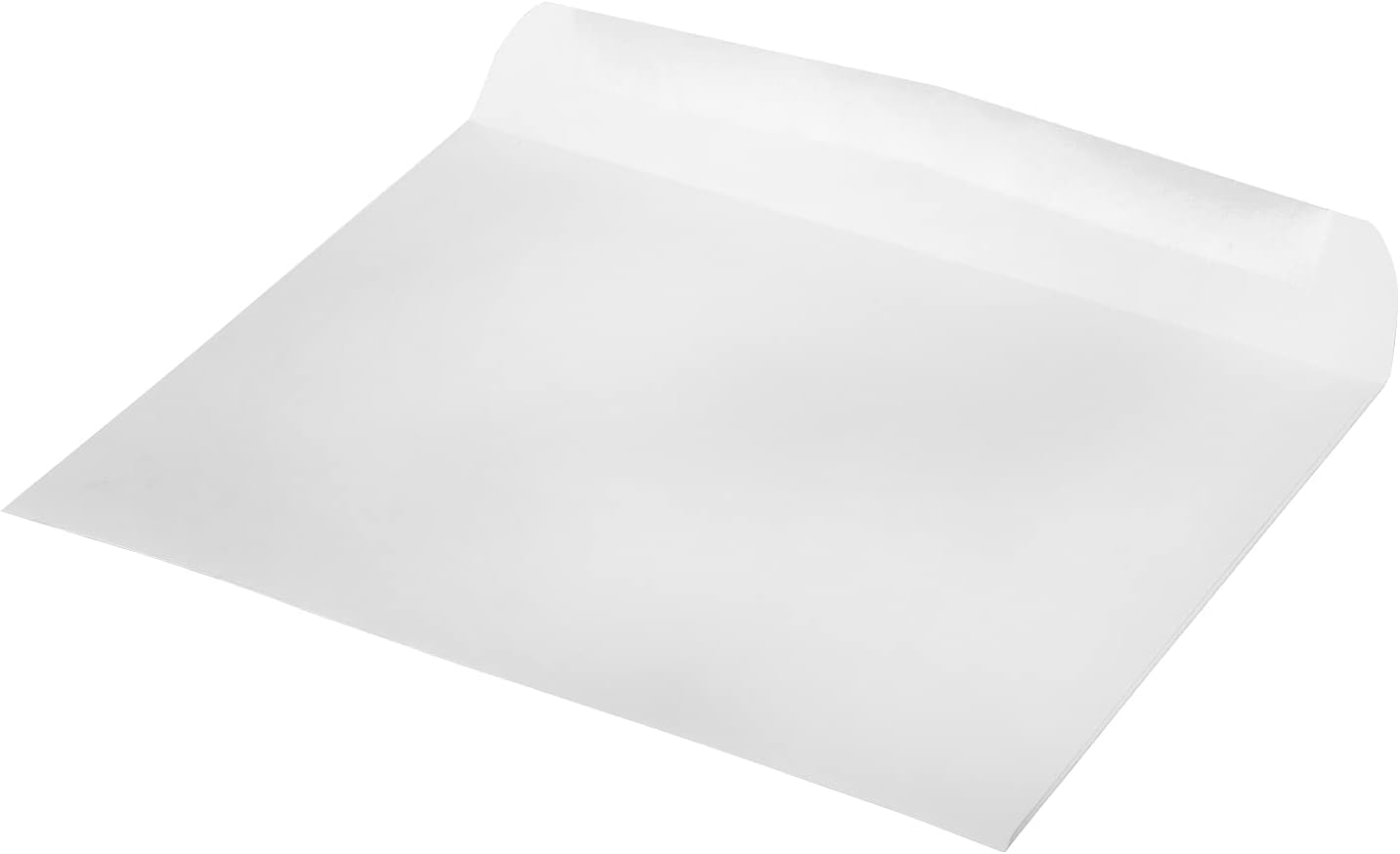 JAM Paper Window Booklet Envelopes - White - Gummed Closure - Single Window