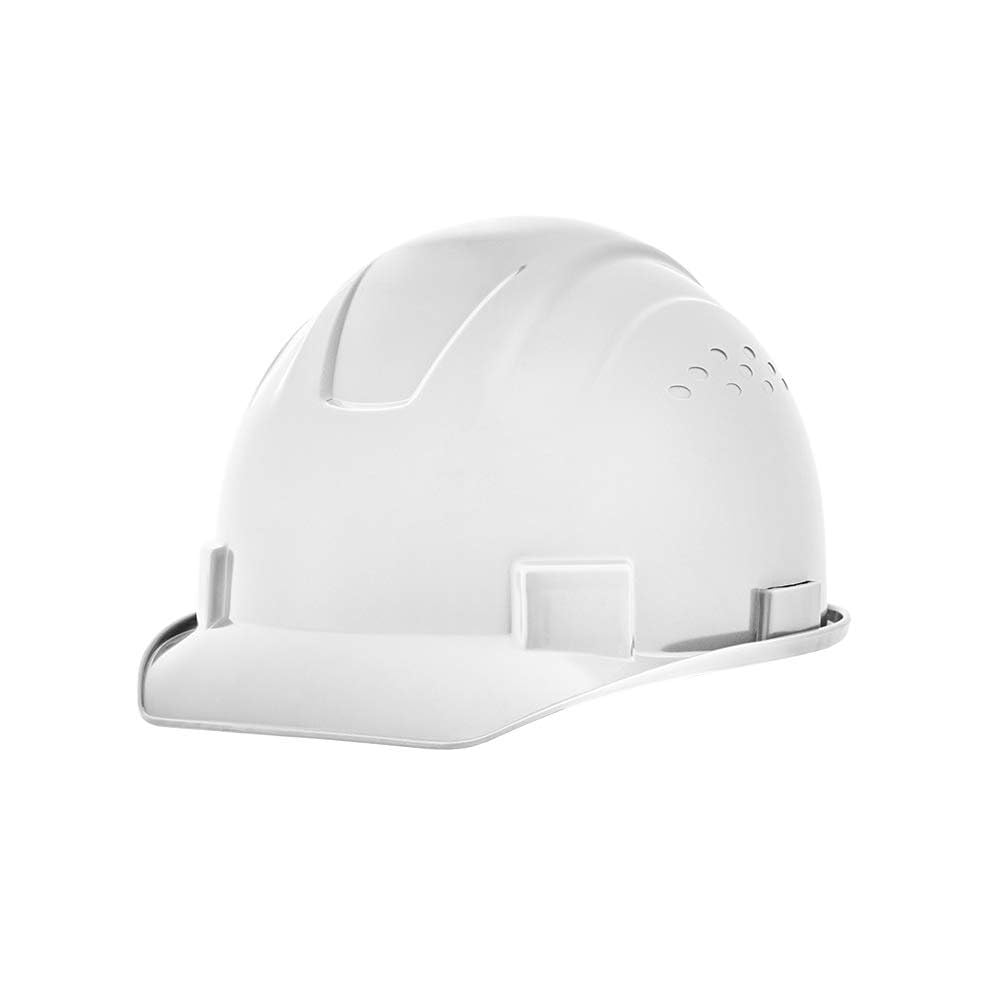 Jackson Safety Advantage Front Brim Hard Hat, Non-Vented, 4-pt. Ratchet Suspension, White, 20200