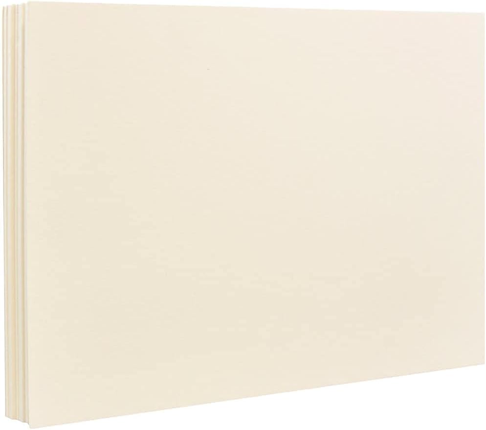 JAM PAPER Blank Flat Note Cards