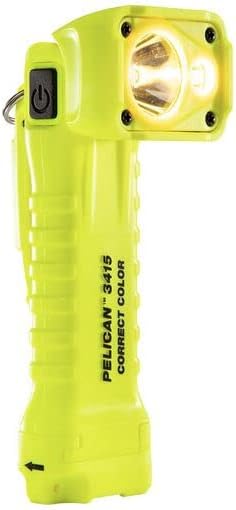 Pelican 034150-0361-245 3415MCC,3AA-LED,RT-Angle,MAGNETCLIP,YW 19x16x11