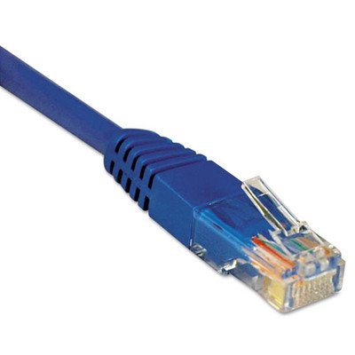 Tripp Lite CAT5e Molded Patch Cable, 7 ft, Blue, 24 AWG, Unshielded