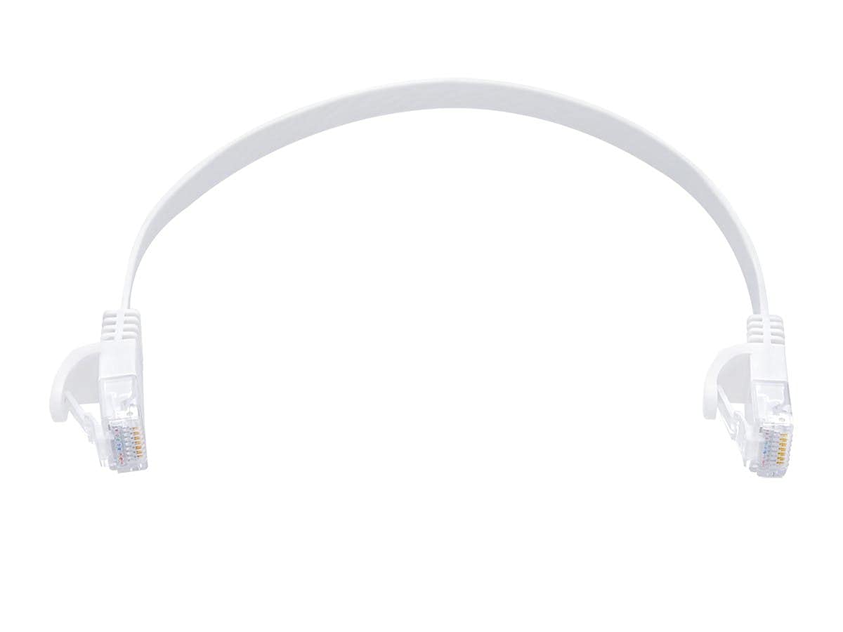 Monoprice FLEXboot Flat Cat6 Ethernet Patch Cable (UTP, 30AWG, Pure Bare Copper, 550MHz)