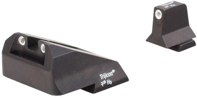Trijicon Night Sights/Suppressor Sights/Smith & Wesson Bright & Tough Night Sight Suppressor Set with White Front