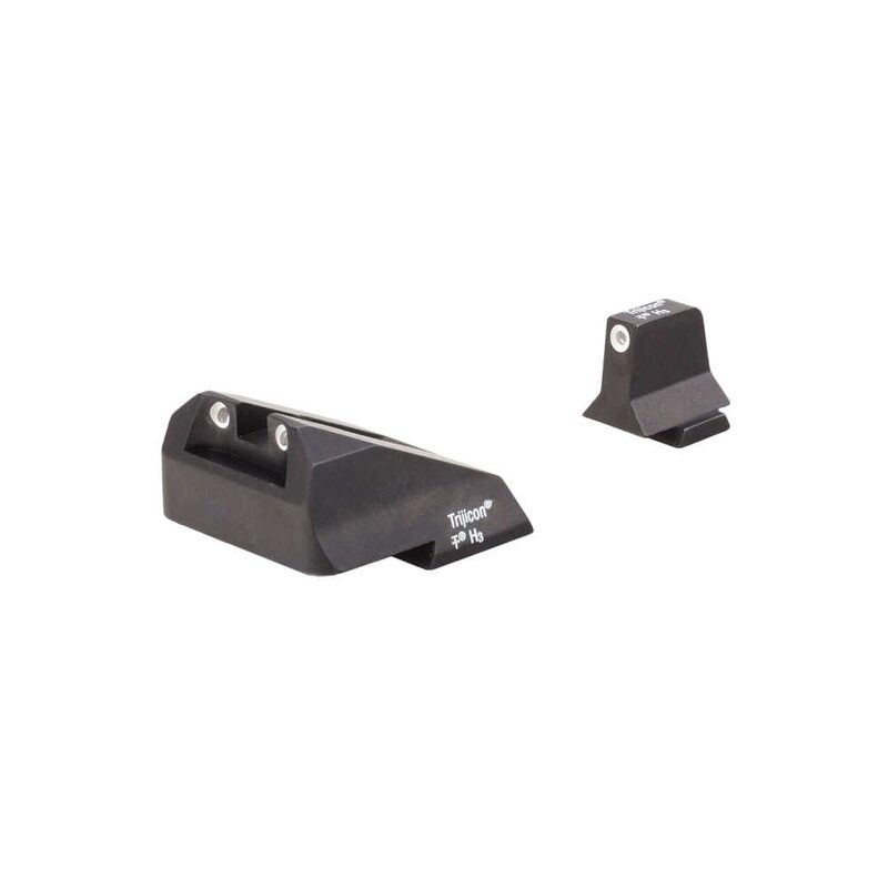 Trijicon Night Sights/Suppressor Sights/Smith & Wesson Bright & Tough Night Sight Suppressor Set with White Front