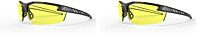 EDGE Zorge G2 Wrap-Around Safety Glasses, Anti-Scratch, Non-Slip, UV 400, Military Grade, ANSI/ISEA & MCEPS Compliant, 5.04" Wide, Black Frame/Yellow Lens (Pack of 2)