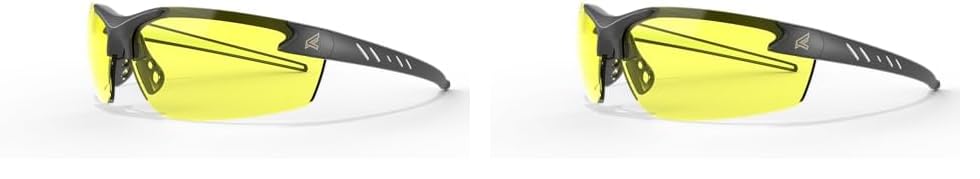 EDGE Zorge G2 Wrap-Around Safety Glasses, Anti-Scratch, Non-Slip, UV 400, Military Grade, ANSI/ISEA & MCEPS Compliant