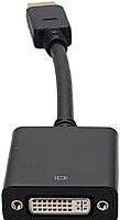 AddOn DisplayPort Male to DVI-I Female Adapter Cable, 8in, Black (DISPLAYPORT2DVI)