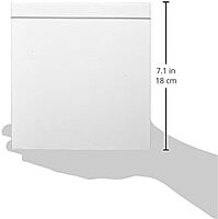 Genuine Joe Sandwich Recloseable Food Storage Bag, Zipper Seal Closure, 1.15 mil (29 Micron) Thickness, Clear, 500 Count