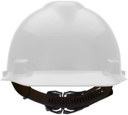 MSA V-Gard Cap Style Safety Hard Hat Suspension | Polyethylene Shell, Superior Impact Protection