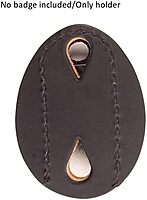 Safariland 7350 Clip-On Badge Holder, Black