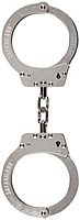 Monadnock Hiatt Lightweight Steloy Chain Handcuffs, Nickel, 3103-H