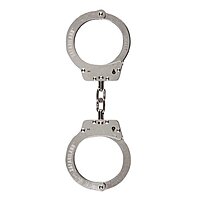 Monadnock Hiatt Lightweight Steloy Chain Handcuffs, Nickel, 3103-H
