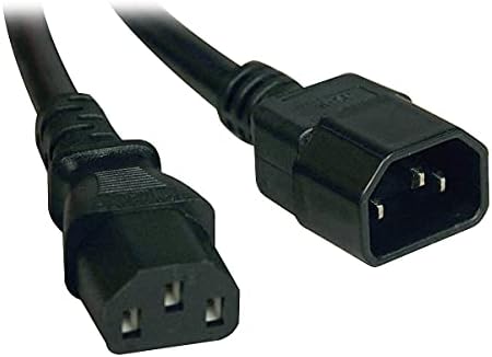 Tripp Lite Standard Computer Power Extension Cord (IEC-320-C14 to IEC-320-C13) 18 AWG 10A