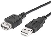 Rocstor Premier 6 Ft USB 2.0 Extension Cable A Male to A Female - M/F - USB - 6 Ft - 1 Pack - 1 x Type A Male
