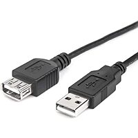Rocstor Premier 6 Ft USB 2.0 Extension Cable A Male to A Female - M/F - USB - 6 Ft - 1 Pack - 1 x Type A Male