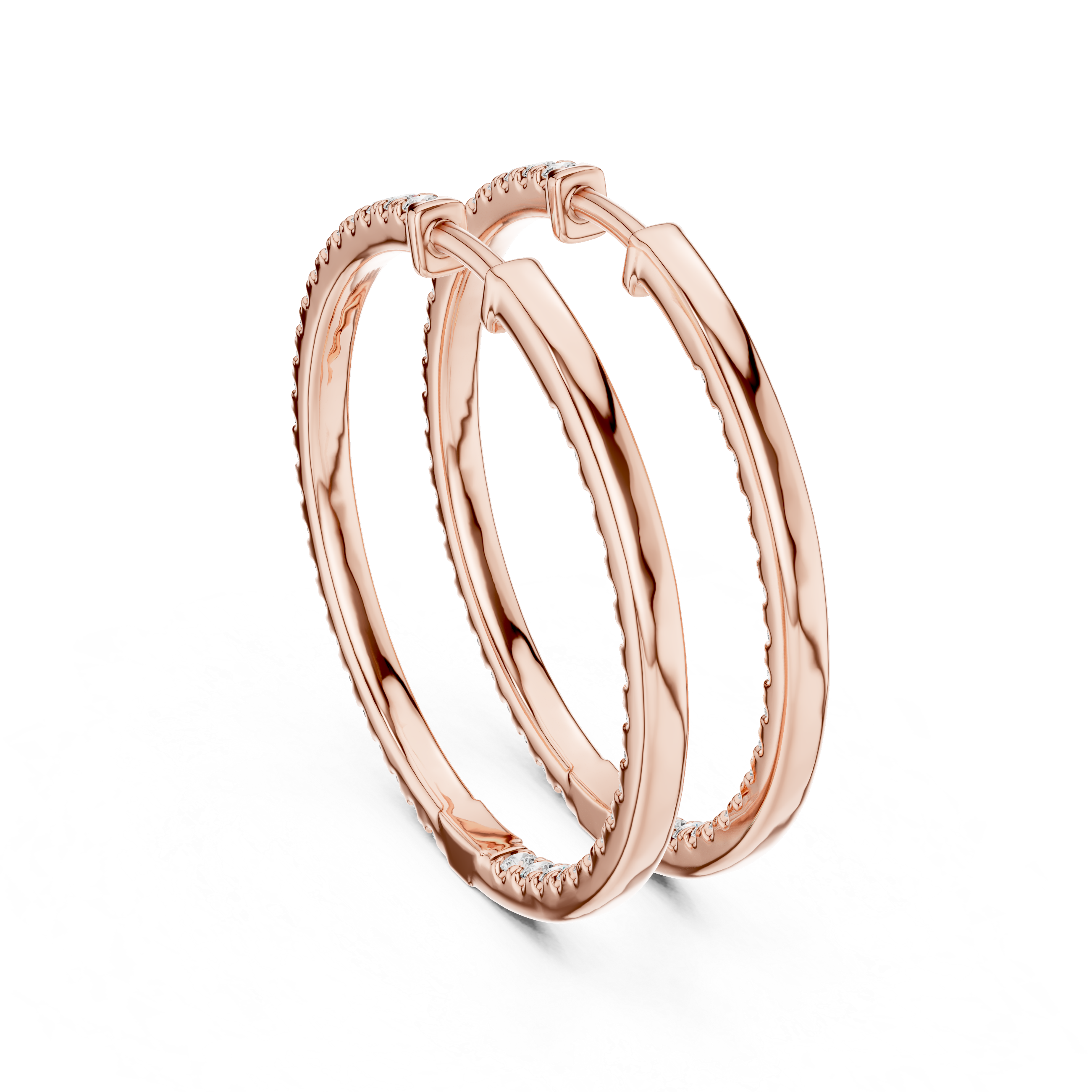 Classic eternity in-out hoops