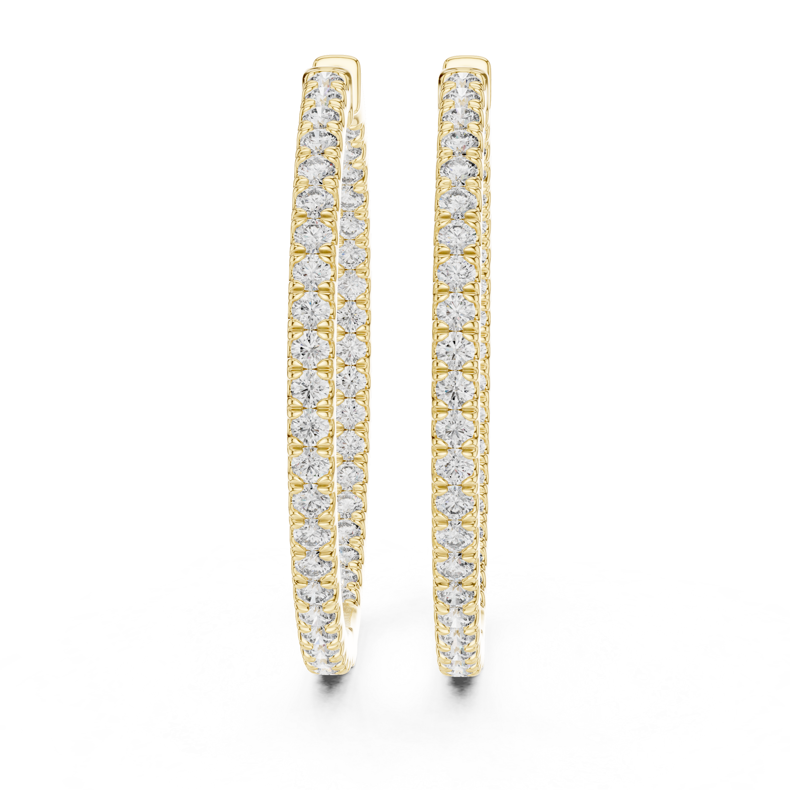 Classic eternity in-out hoops
