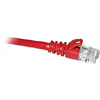ENET CAT6 RED 1 FOOT PATCH CABLE WITH SNAGLESS MOLDED BOOT (UTP) HIGH-QUALITY NE