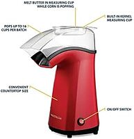Nostalgia APH200RED 16-Cup Air Pop Popcorn Maker, Red