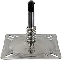 Springfield 1614201-PP Seat Swivel for Kingpin Posts - 7" x 7", Polished