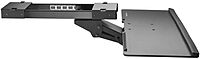 StarTech.com Under Desk-Mount Keyboard Tray - 26.4” Wide - Adjustable - Ergonomic Slide-Out Keyboard Shelf with Tilt and Swivel (KBTRAYADJ), Black