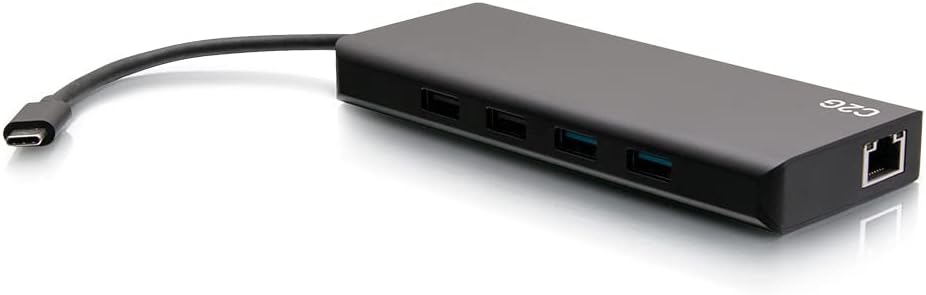 USB-C 9-in-1 Dual Display Docking Station with HDMI, Ethernet, USB, 3.5mm Audio and Power Delivery up to 60W