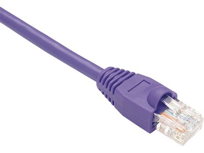 1ft Purple Cat5e Snagless UTP Ethernet Patch Cable - UNC GROUP