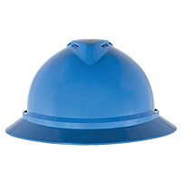 MSA V-Gard 500 Full-Brim Hard Hat with Fas-Trac III Ratchet Suspension