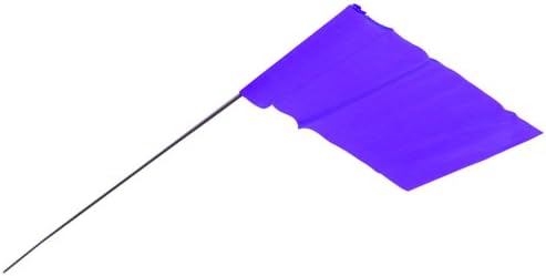 2.5"X3.5" BLUE STAKE FLAG W/21" WIRE STEM