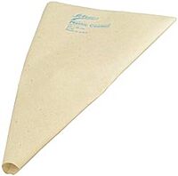 Ateco Plastic Coated Canvas Decorating Bag, 14-Inch, Reusable, Made in USA, White White 14" Decorating Bag