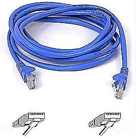 Belkin A3L791-06-BLU 6ft 10/100BT RJ45M/RJ45M CAT5E Patch Cable (Blue)