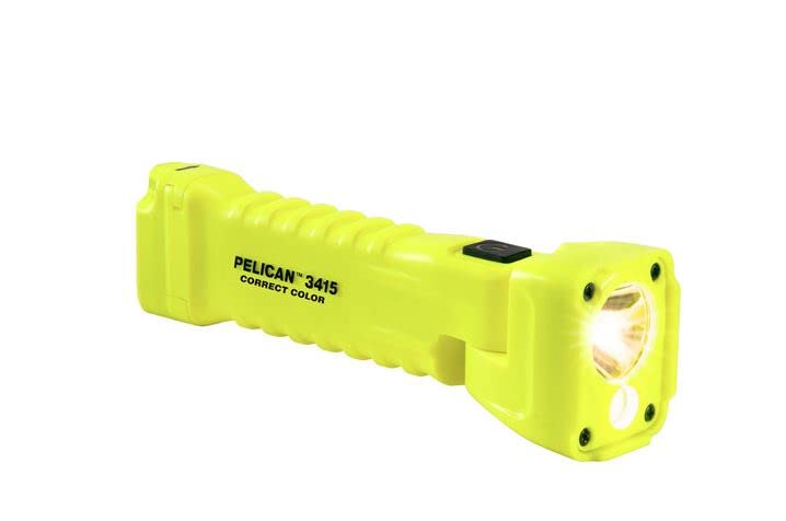 Pelican 034150-0361-245 3415MCC,3AA-LED,RT-Angle,MAGNETCLIP,YW 19x16x11