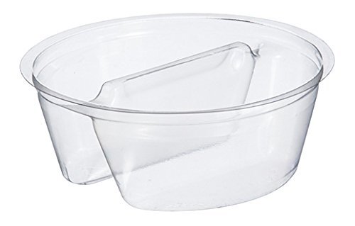 Dart PET Cups With Single-Compartment Insert, 12 Oz, Clear, Pack Of 500 Cups