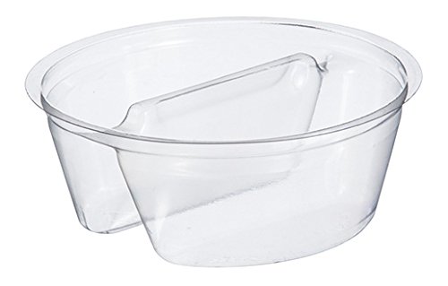 Dart PET Cups With Single-Compartment Insert, 12 Oz, Clear, Pack Of 500 Cups