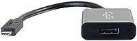 C2G USB Adapter, USB C to Display Port Adapter Converter, Black, Cables to Go 29482