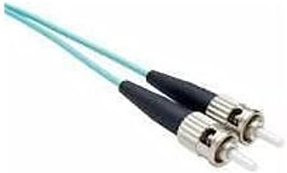 10 METER LC-LC OM3 10GIG FIBER OPTIC CABLE, AQUA, OFNR, 50/125 FIBER, MULTIMODE