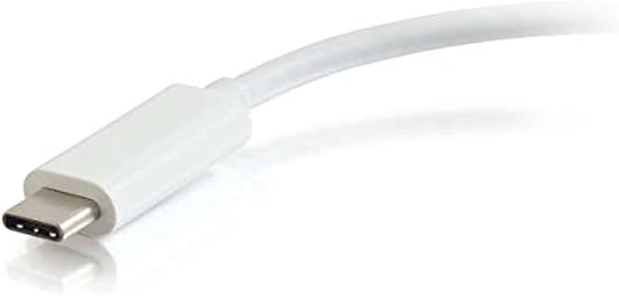 C2G USB-C to Gigabit Ethernet Adapter with 3-Port USB Hub
