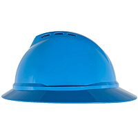 MSA V-Gard 500 Full-Brim Hard Hat with Fas-Trac III Ratchet Suspension